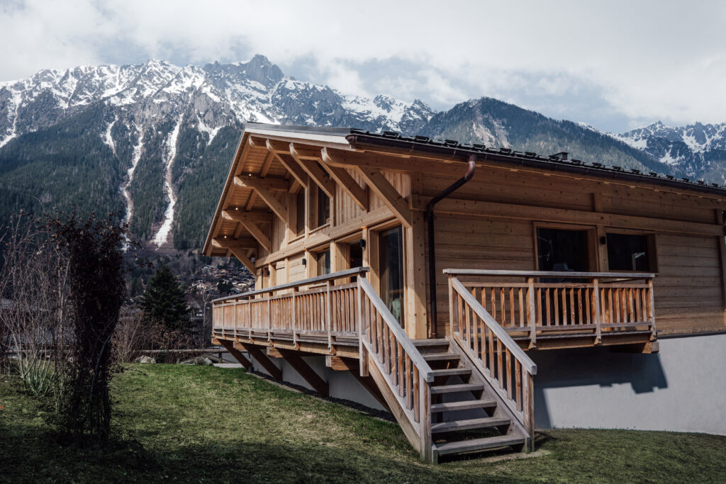 Summer in Chamonix private chalet Chamonix Mont Blanc with scenic mountain views